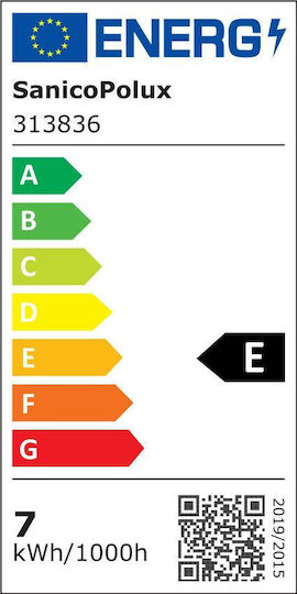 Polux Smart Λάμπα LED 7W για Ντουί E27 και Σχήμα A60 Ρυθμιζόμενο Λευκό 806lm Dimmable