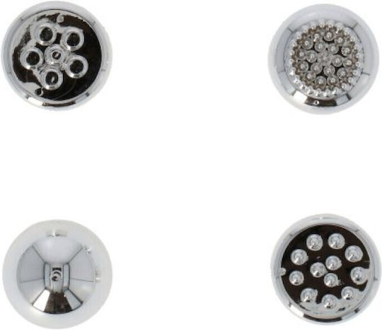 Toyz4lovers Candy Pie Sweepy Vibrator Mini Δονητής Μασάζ 10cm Silver