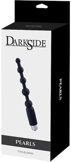 Toyz4lovers Msx Darkside Pearls Πρωκτικές Μπίλιες με Δόνηση Μαύρες 19.5cm