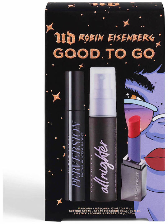 Urban Decay Good To Go Set de machiaj pentru Ochi și Buze 3buc Urban Decay Good To Go Set de machiaj pentru Ochi și Buze 3buc