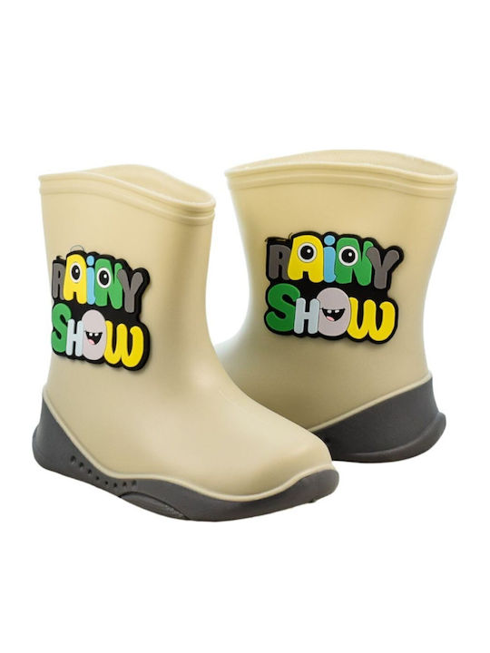 Kids Wellies Beige