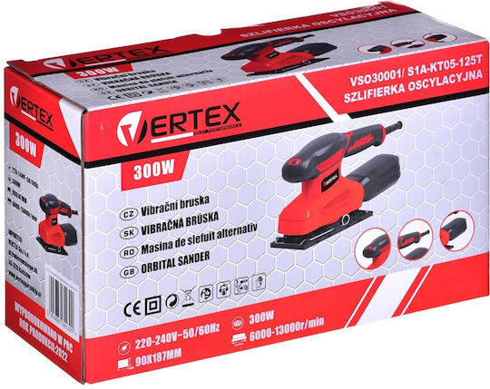 Vertex Polizor orbital cu sistem de aspirare