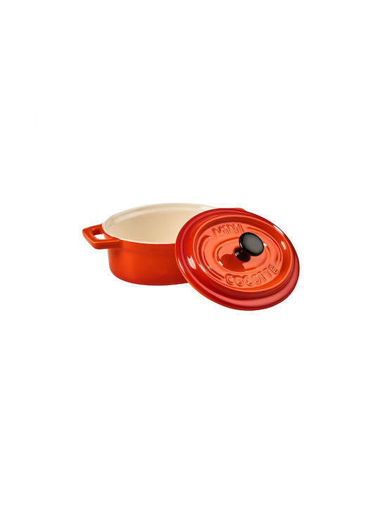 Butlers C'est Si Bon Dutch Oven Oval Ceramic Orange 14.5x7.5cm 1pcs