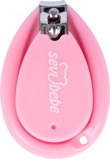 Sevi Bebe Baby Badezubehör Nagelpflege-Set Für Babys Rosa 4 Stück