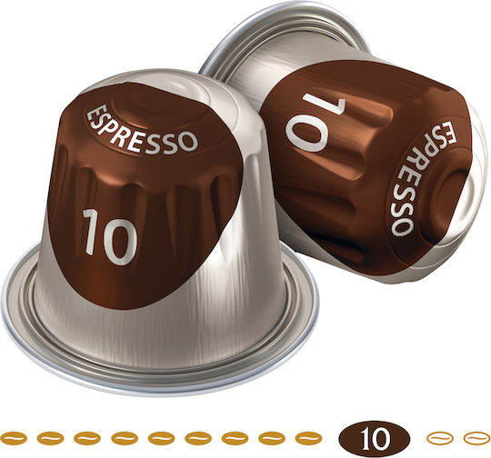 Jacobs Κάψουλες Espresso Intenso Συμβατές με Μηχανή Nespresso 40caps