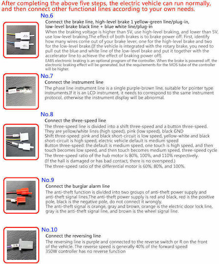 Meidisi FOC Motor Controller and Display Controller for Electric Scooter 48V/52V/60V MID48/60V800W30A