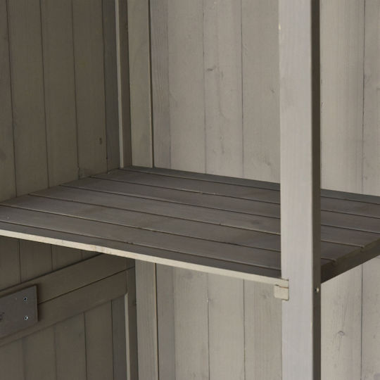 Wooden Garden Shed L1.275xW0.5xH1.64m