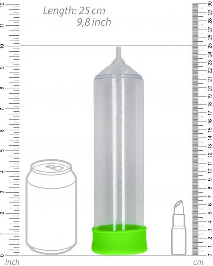 Shots Ouch Glow In The Dark Elite Începător Pompă Pentru Penis Verde