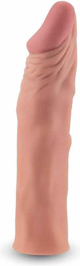 Crushious The Macho Penis Extension Penis Sleeve Flesh 18.5cm