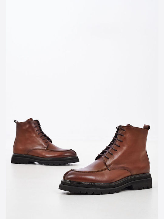 Leather Tabac Brown Boots