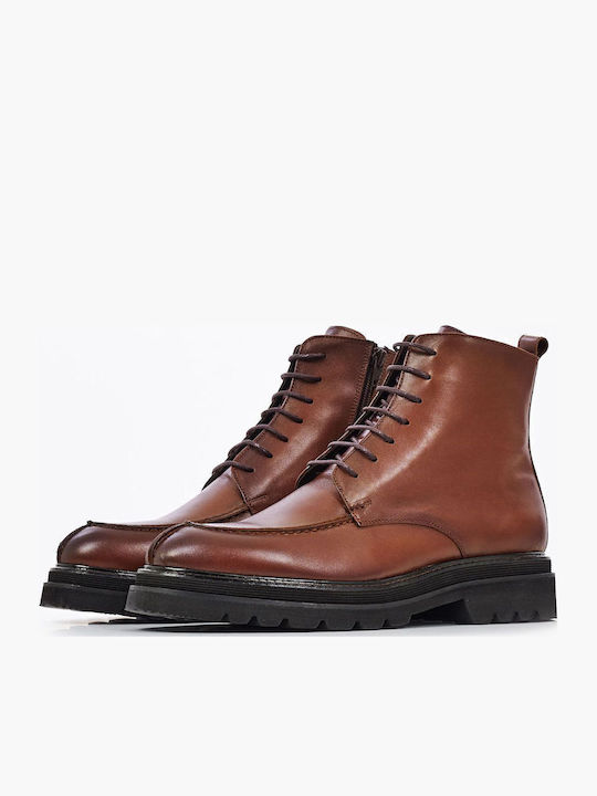 Leather Tabac Brown Boots