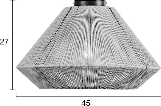 ArkoLight Κρεμαστό Φωτιστικό Μπεζ 45x30εκ. ArkoLight Κρεμαστό Φωτιστικό Μπεζ 45x30εκ.