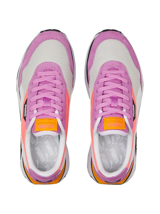 Puma Cruise Rider Silk Road Γυναικεία Flatforms Sneakers Πολύχρωμα