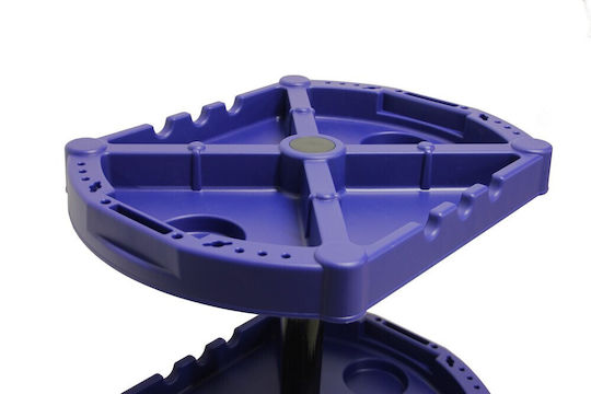 XPTools Τροχήλατος Πλαστικός Εργαλειοφόρος 3 Θέσεων Π74xΒ39xΥ87εκ.
