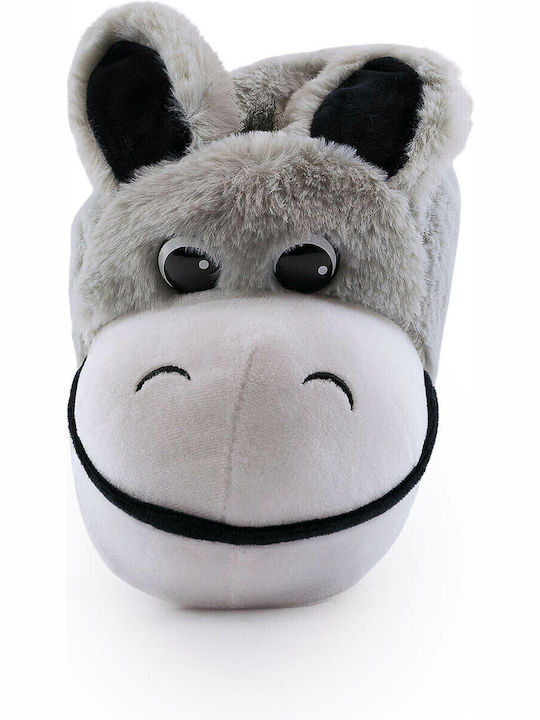 Animal Men's Slippers Gray