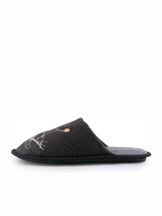 Love4shoes Men's Slipper Black