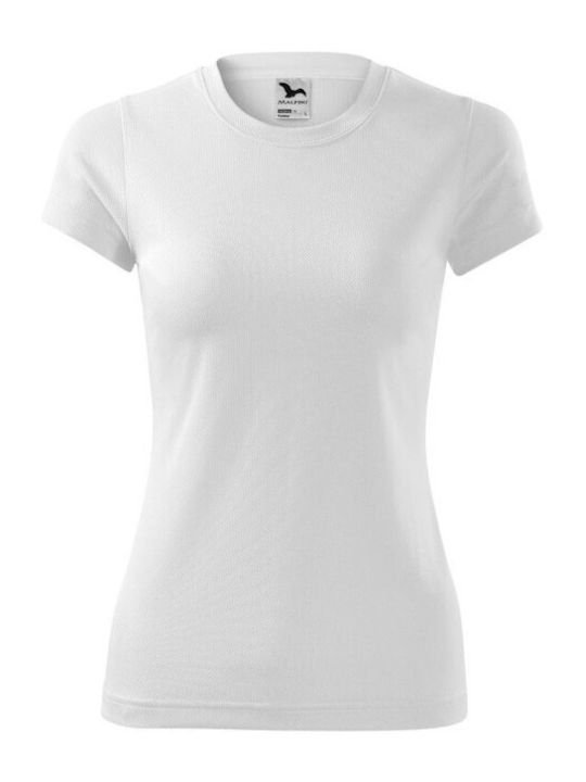 Adler Women's Short Sleeve Promotional T-Shirt White