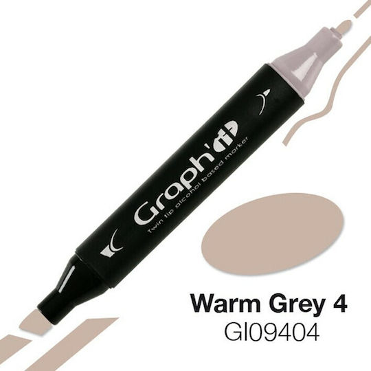 Graph' it 9404 Маркер 7мм Warm Grey 4
