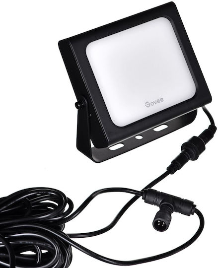 Govee Wasserdicht LED Flutlicht 24W Kaltweiß 6500K WiFi IP65