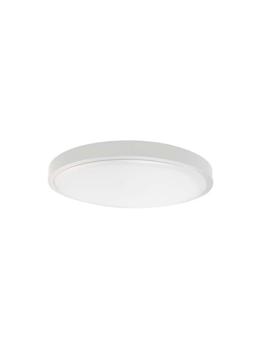V-TAC Wandmontierte Außen-Deckenleuchte LED IP44 24W mit Warmweiß Licht 29.5x6.5εκ.