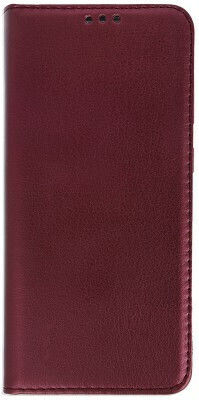 Smart Magnetic Book Δερματίνης Burgundy (Poco X4 Pro 5G)