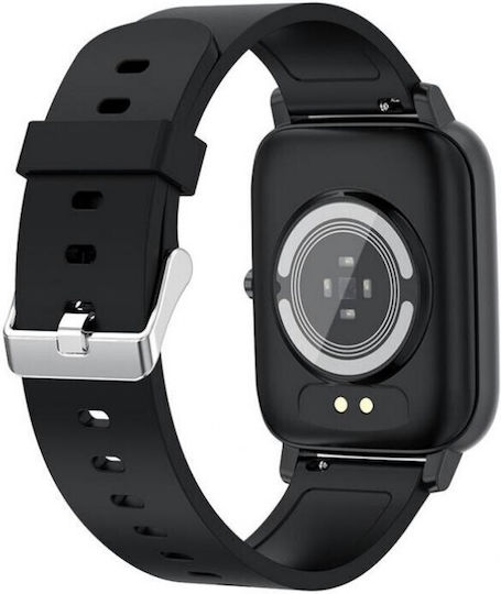 XO H80(s) Smartwatch with Heart Rate Monitor (Black)