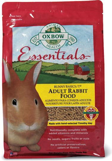 Oxbow Χόρτα για Κουνέλι με Ξηρούς Καρπούς Essentials Adult Rabbit 2.28kg