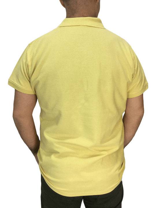 Roly Men's Short Sleeve Blouse Yellow