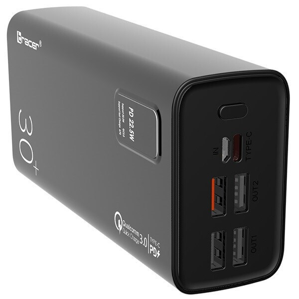 Tracer Power Bank Mah W Usb A Usb C Power Delivery Quick Charge