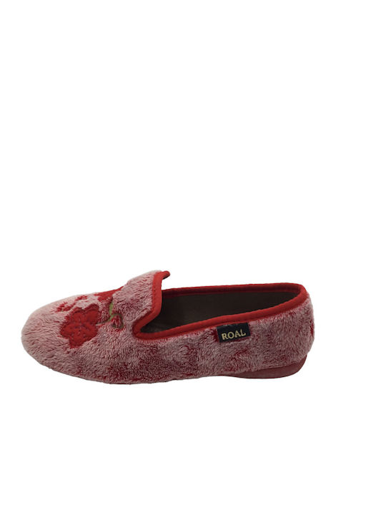 Adam's Shoes Closed-Back Women's Slippers In Red Colour