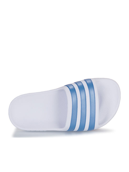 Kids' Slides Light Blue Adilette