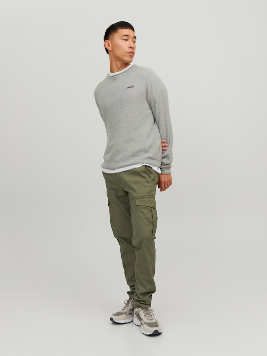 Marco Παντελόνι Cargo Ελαστικό σε Slim Εφαρμογή Deep Lichen Green