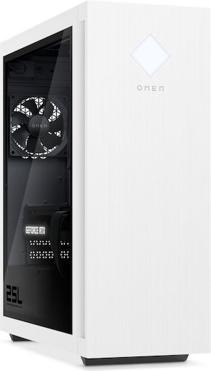 HP Omen GT15-0002nv Desktop Computer Ryzen 5 5600G 16GB DDR4 512GB SSD GeForce GTX 1660 Super Windows 11 Home with Keyboard US