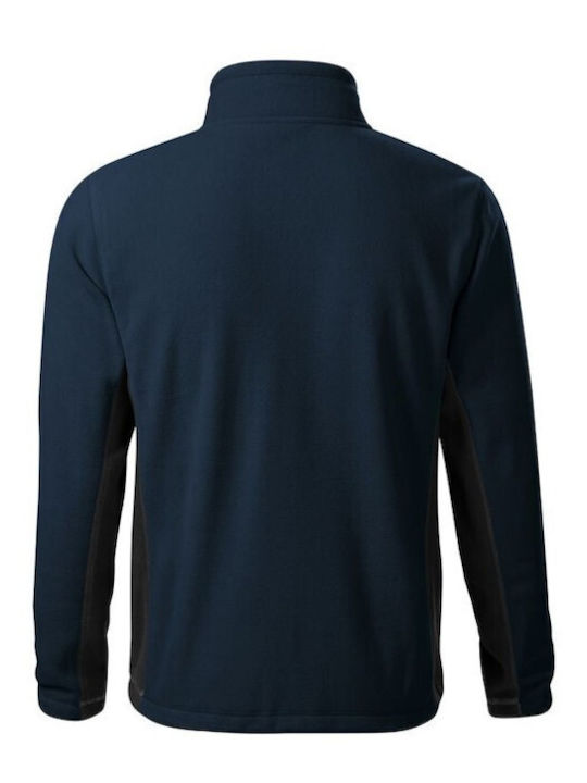 Malfini Men's Long Sleeve Promotional Cardigan Navy Blue