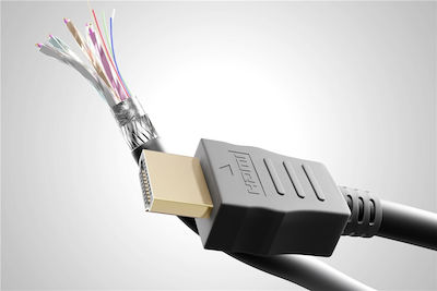 Goobay HDMI 2.0 Cable HDMI male - HDMI male 2m Μαύρο