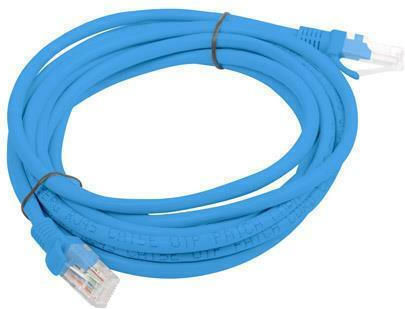 Lanberg U/UTP Cat.5e Ethernet Network Cable 3m Blue 1pcs