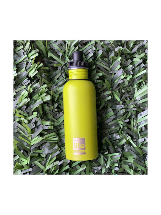 Ecolife Ανοξείδωτο Παγούρι 600ml Πράσινο