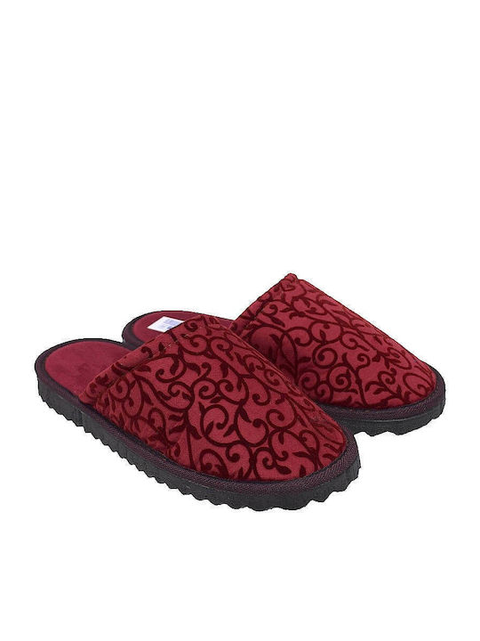Winter Women's Slippers Burgundy