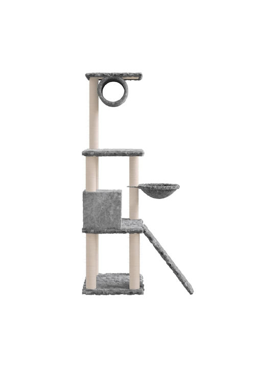 vidaXL Copaci pentru pisici Gri 76.5x70x131cm