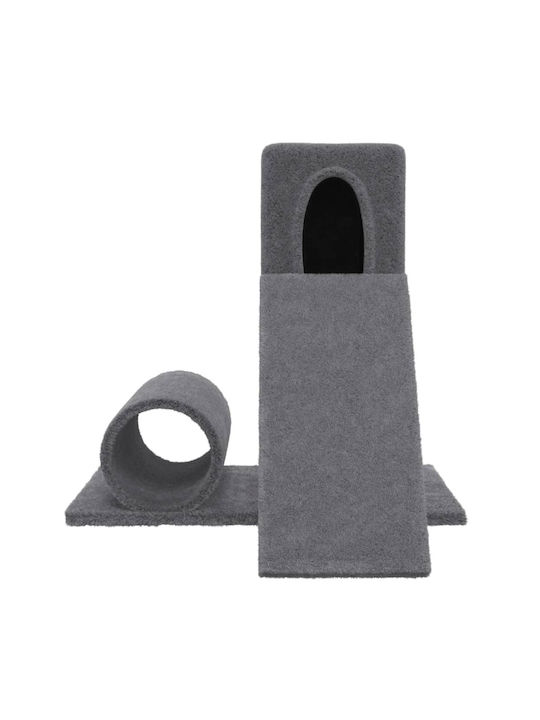 vidaXL Cat Scratching Post Cat Tree In Gray Colour 61x61x59 cm