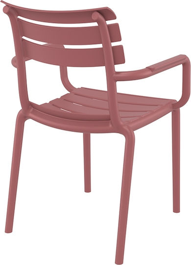 Gartenstühle Polypropylen Paris Marsala 58x59x84cm