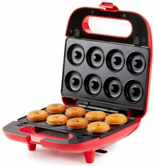 Domo DO9242W Sandwich Maker cu Plăci Detasabile pentru for 2 Sandwiches Sandvișuri 750W Roșie
