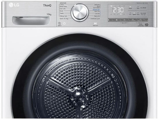 LG RH10V9AV2WR Στεγνωτήριο 10kg με Αντλία Θερμότητας