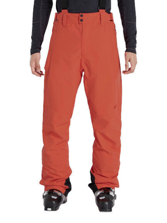 Protest Owens 4791900-915 Men's Dungarees for Ski & Snowboard Orange