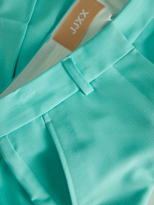 Damen Stoff Hose Türkis