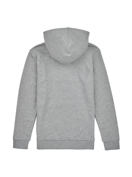 Adidas Kids Sweatshirt with Hood and Pocket Gray