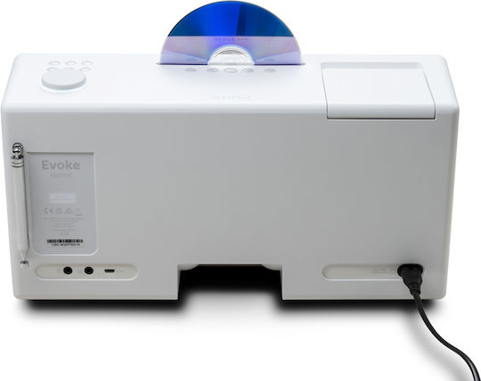 Pure Ηχοσύστημα 1.0 Evoke Home All-in-One 00-12130-00 100W με CD Player, WiFi και Bluetooth Λευκό
