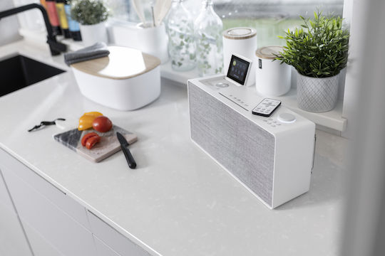Pure Ηχοσύστημα 1.0 Evoke Home All-in-One 00-12130-00 100W με CD Player, WiFi και Bluetooth Λευκό