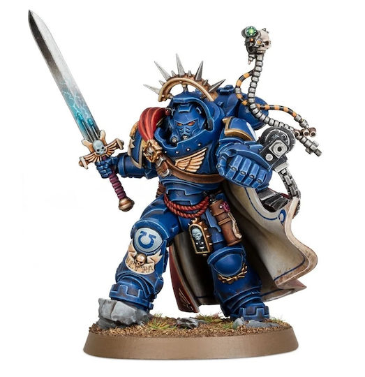 Games Workshop Warhammer 40.000 Figurina Căpitan Space Marines în Armură Gravis