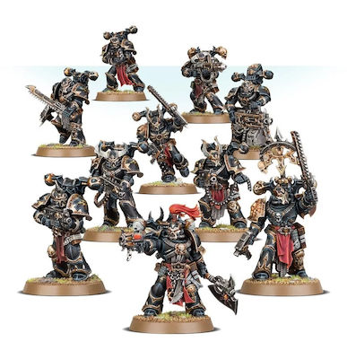 Games Workshop Warhammer Chaos Space Marines: Legionaries Unpainted Figures 99120102172